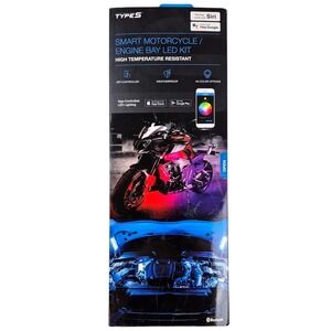 Type S Smart Motorcycle Engine Bay‎ LED Kit App Controlled Multicolor LM57363
